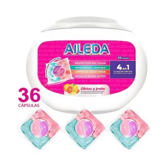 Detergente en Cápsulas Multifuncional Aroma Flores de Lirio 36 unidades