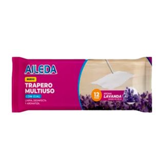 TRAPERO MULTIUSO 12 PZAS AILEDA LAVANDA