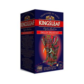 TE KINGSLEAF ENGLISH BREAKFAST 25 BOLSAS