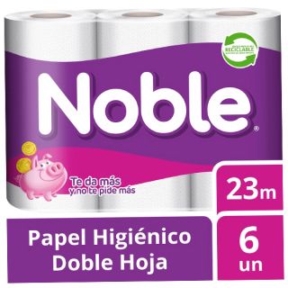 PAPEL HIGIENICO NOBLE 23MT