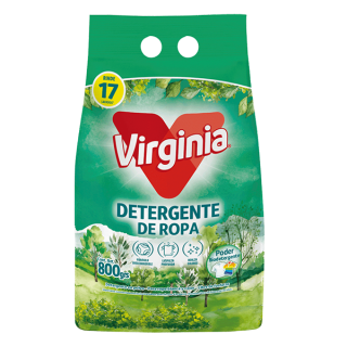 DETERGENTE EN POLVO 800g VIRGINIA